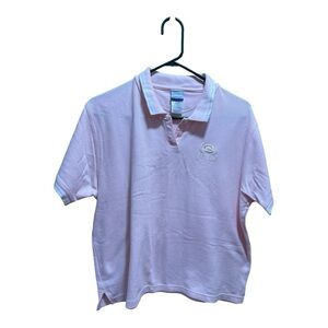 Vintage Women’s Reebok Green Bay Packers Pink Polo Shirt – Size XL